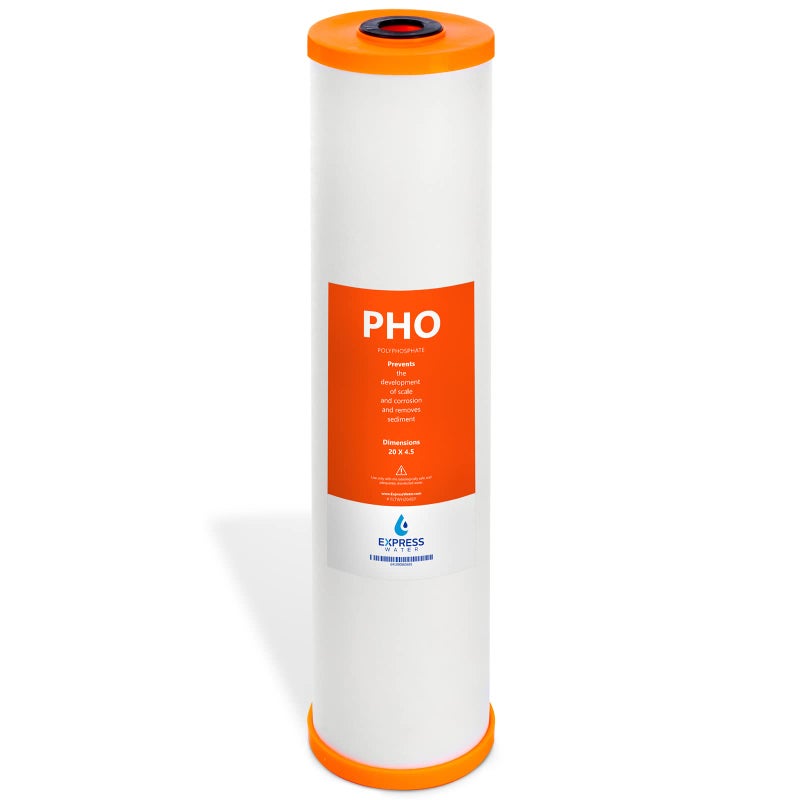 Express Water â€“ Polyphosphate Anti-Scale Water Replacement Filter â€“ Whole House Replacement Water Filter â€“ PHO High Capacity Water Filter â€“ 4.5â€ x 20â€ inch - Image 1